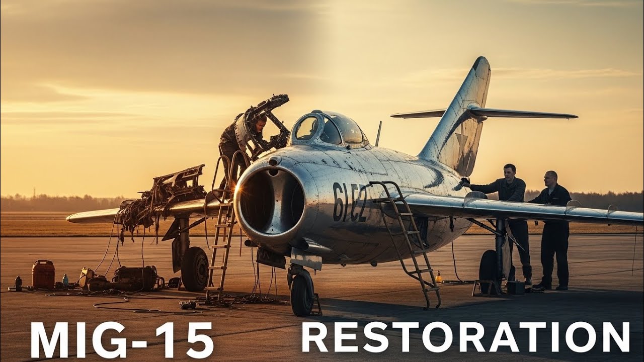 From Scrap to Sky The complete MIG-15 Fighter jet Restoration 