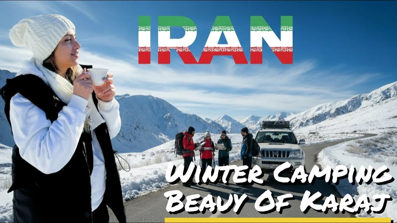 Winter Camping Beauty in Karaj, Iran