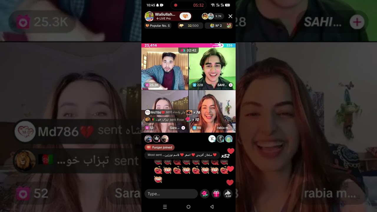 13.02.2026. Waliullah & Rabiya & Sara funny Gup shup