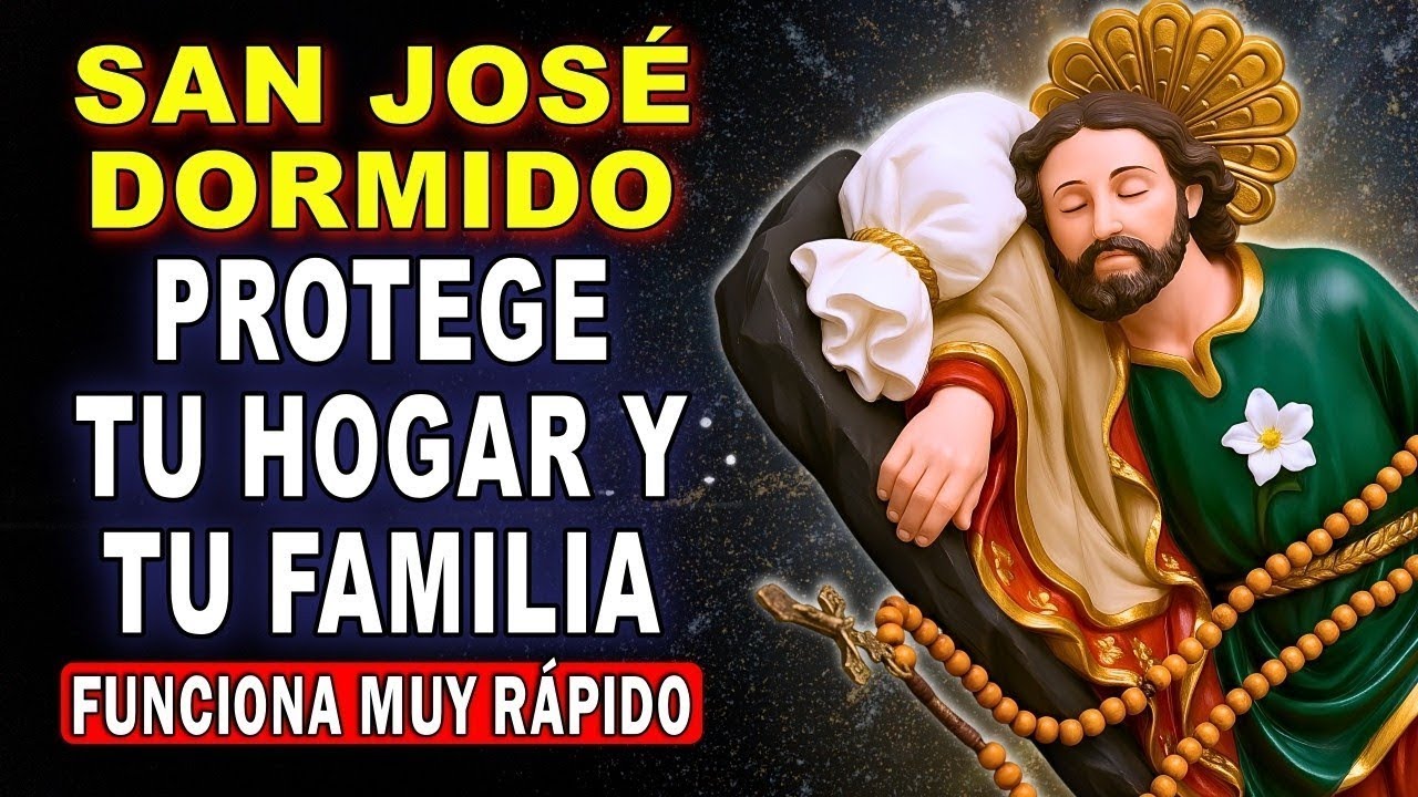 SAN JOSÉ DORMIDO abrirá tu PUERTA ECONÓMICA 😴 Reza esto 3 días y mira el Milagro 🙏