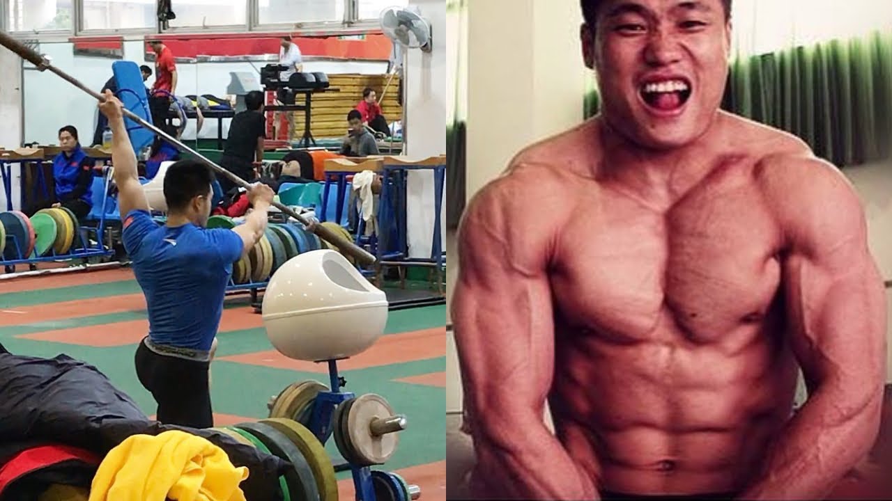 Abs & core training of Chinese weightlifters