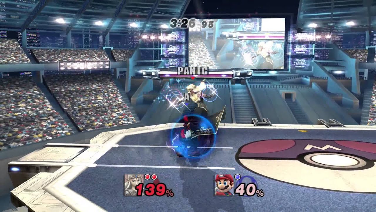 SSBPM netplay - Parnic (Zelda/Sheik) vs SparkyFlooner (Mario, DK), ranked