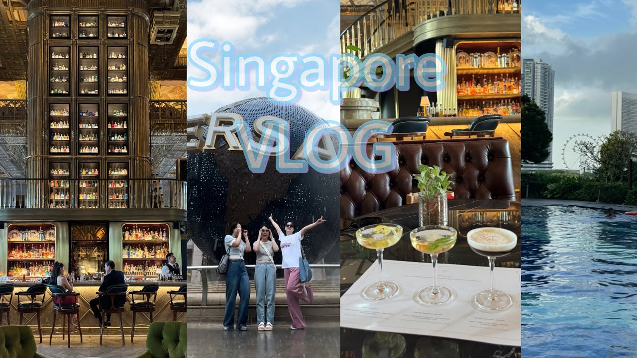 [SINGAPORE VLOG] 싱가포르 1 | 호텔보스 | 하지레인  | 야쿤카야토스트 | 아틀라스 | 오차드로드 | 바샤커피 | 블랑코새우국수 | 유니버셜 | 동방미식