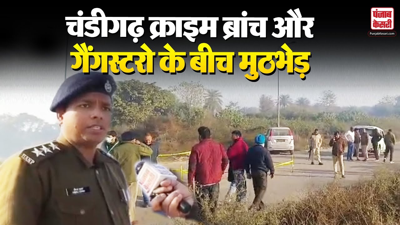 Chandigarh Crime News : चंडीगढ़ क्राइम ब्रांच और गैंगस्टरो के बीच मुठभेड़ | Encounter |