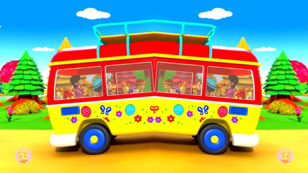 Wheels On The Bus Camp Express 🚍💥 | Fast Remix & Bass Effects