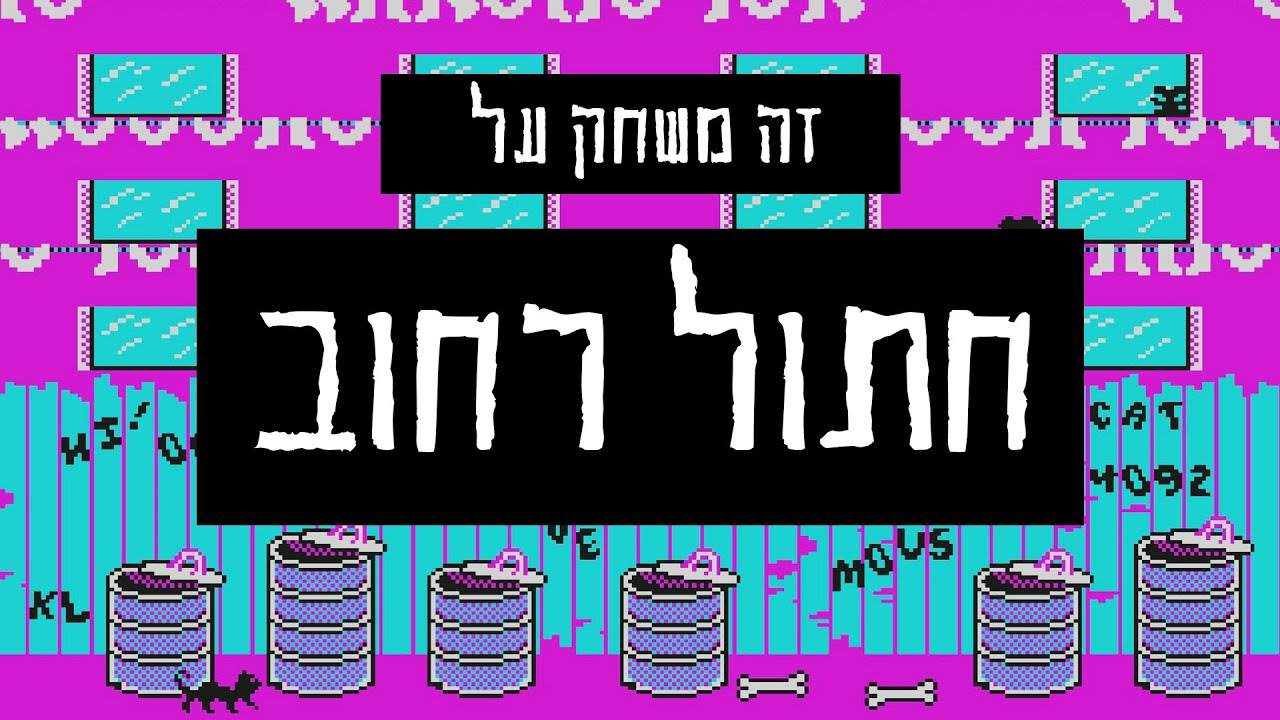 זה משחק על חתול רחוב - אולדסקול