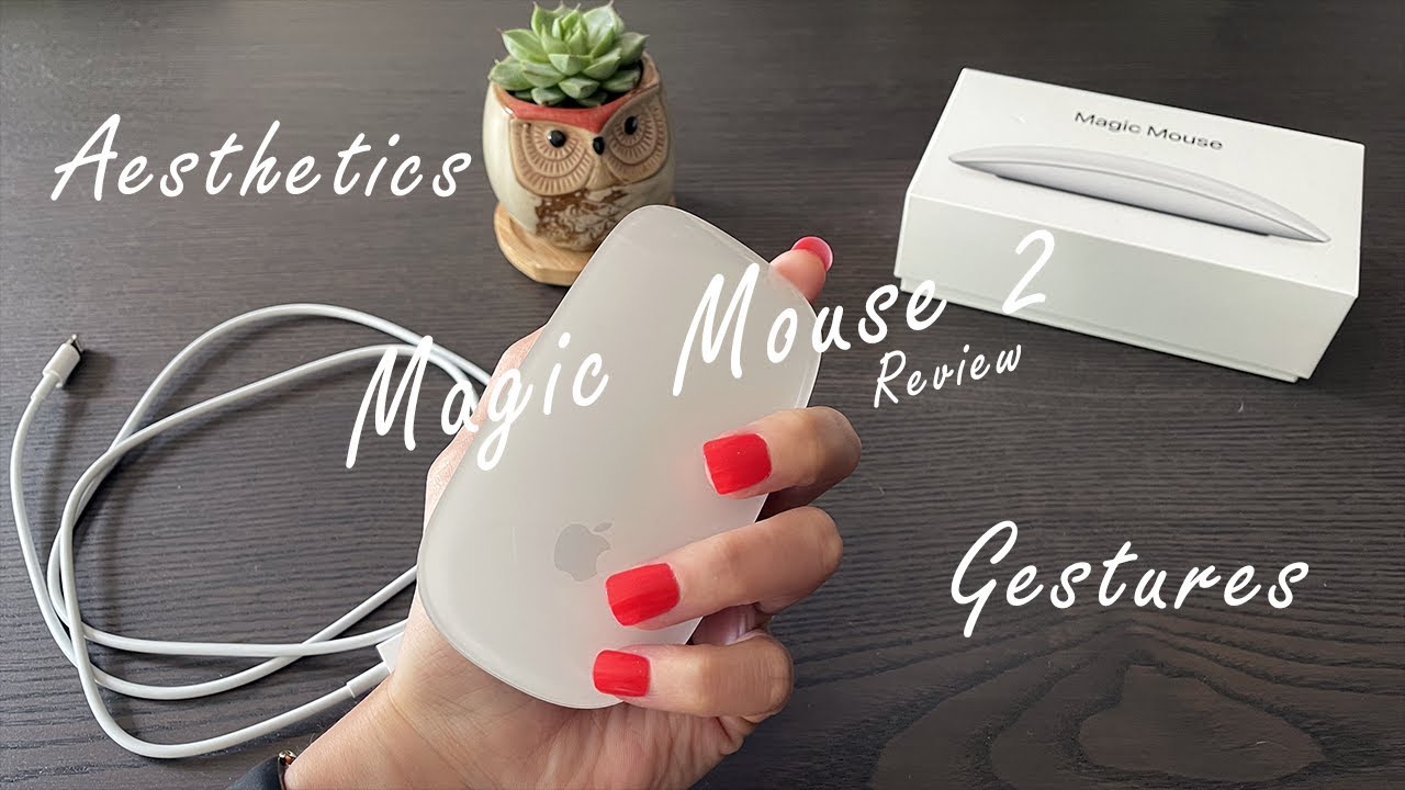 Apple Magic Mouse 2 🍎 Aesthetic Unboxing Gestures | Review