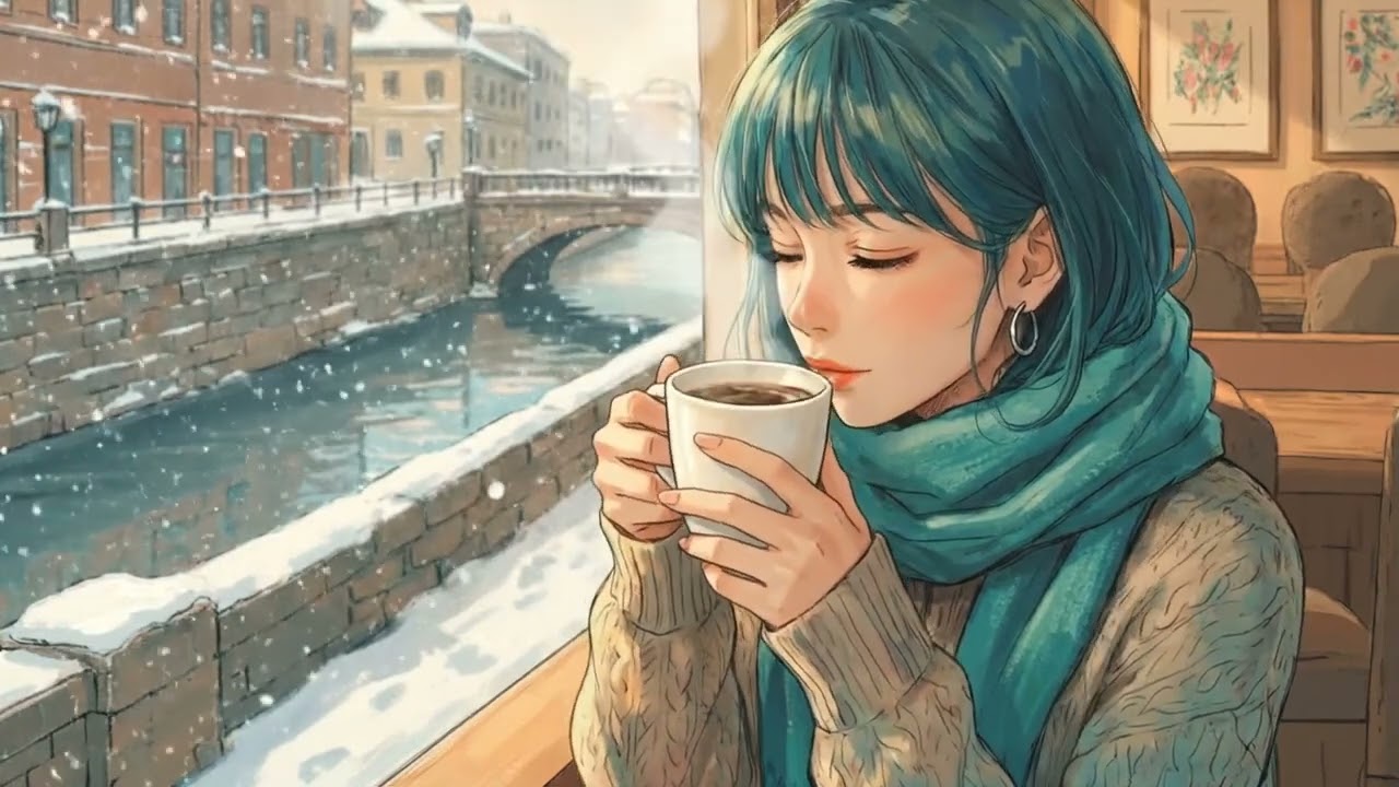 ​Velvet Snowfall ❄️ 雪降る窓辺のボサノバ ｜ 心を整える癒やしのカフェBGM [Original Bossa Nova]
