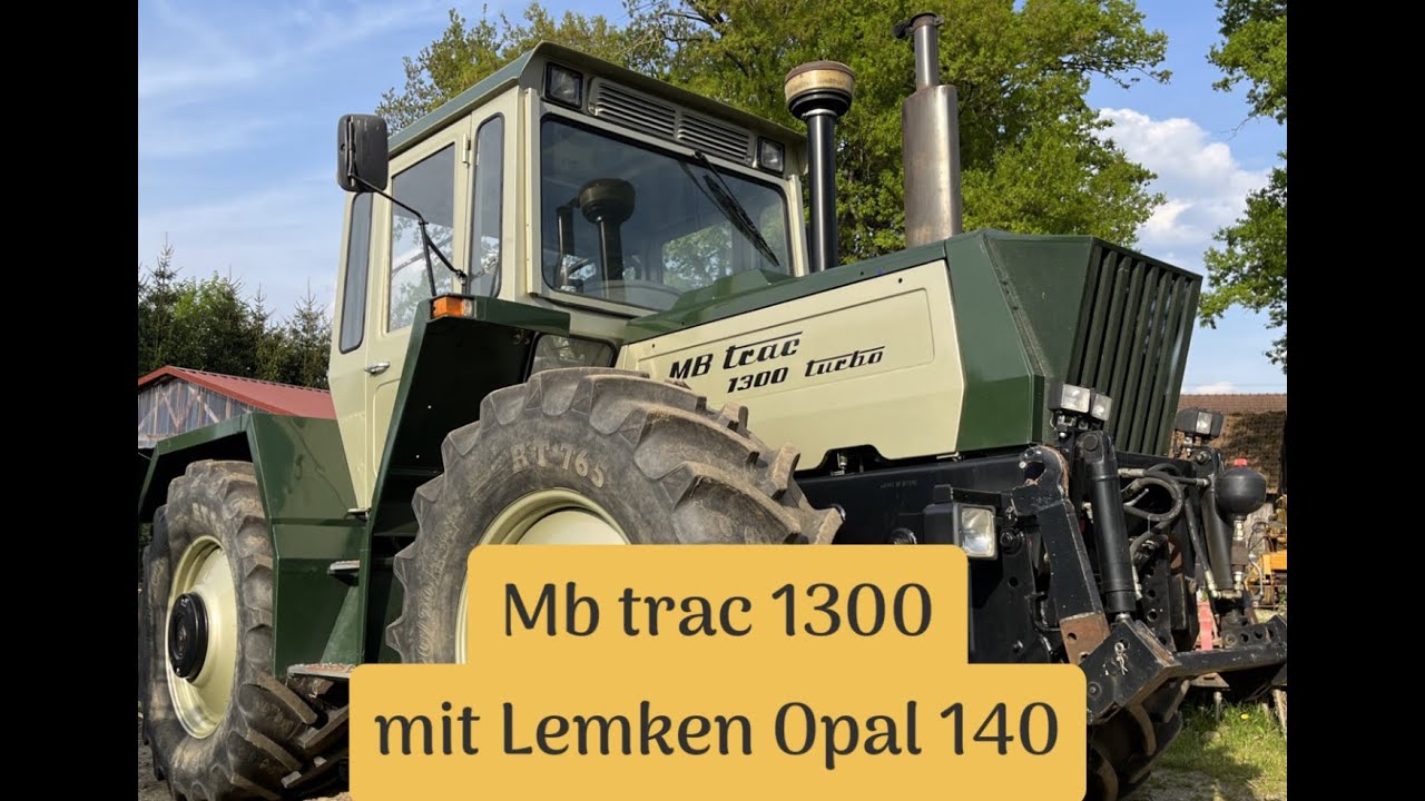 MB Trac 1300 Silberdistel mit Lemken Opal 140 5 Schar