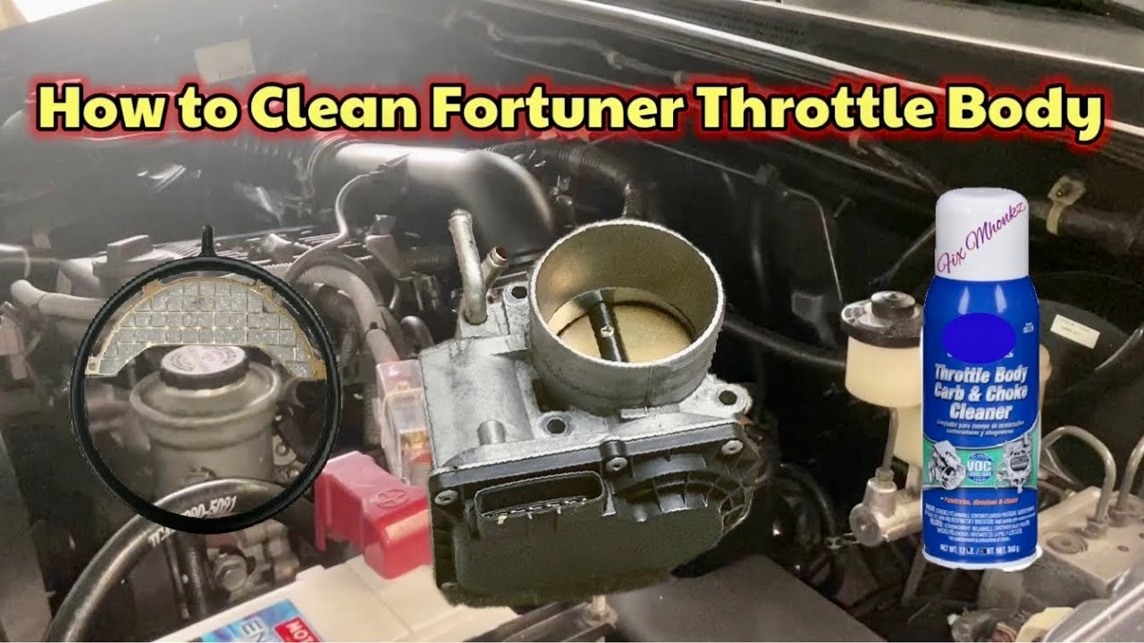 How to Clean Toyota Fortuner Throttle body