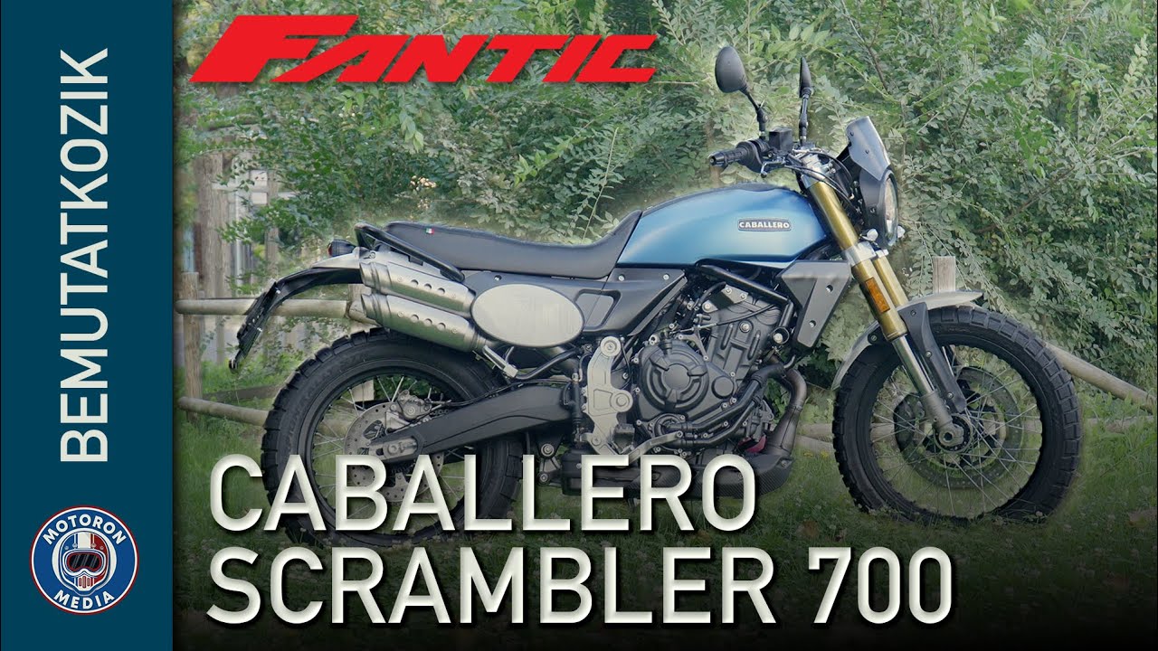Bemutatkozik a Fantic Caballero Scrambler 700
