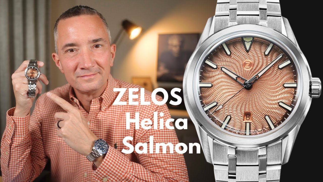 Новый циферблат Zelos Helica CNC цвета &laquo;лососевый&raquo; &mdash; мастерство исполнения!