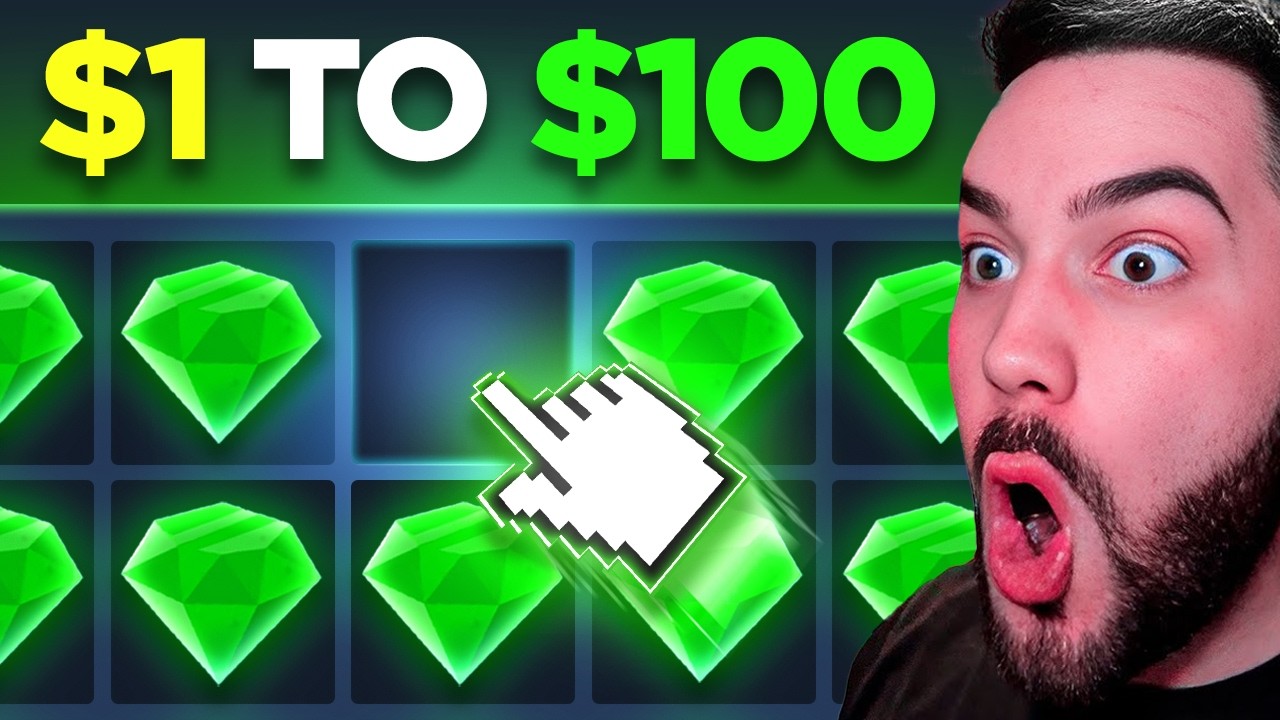 How I Turned $1 Into $100 On Mines..