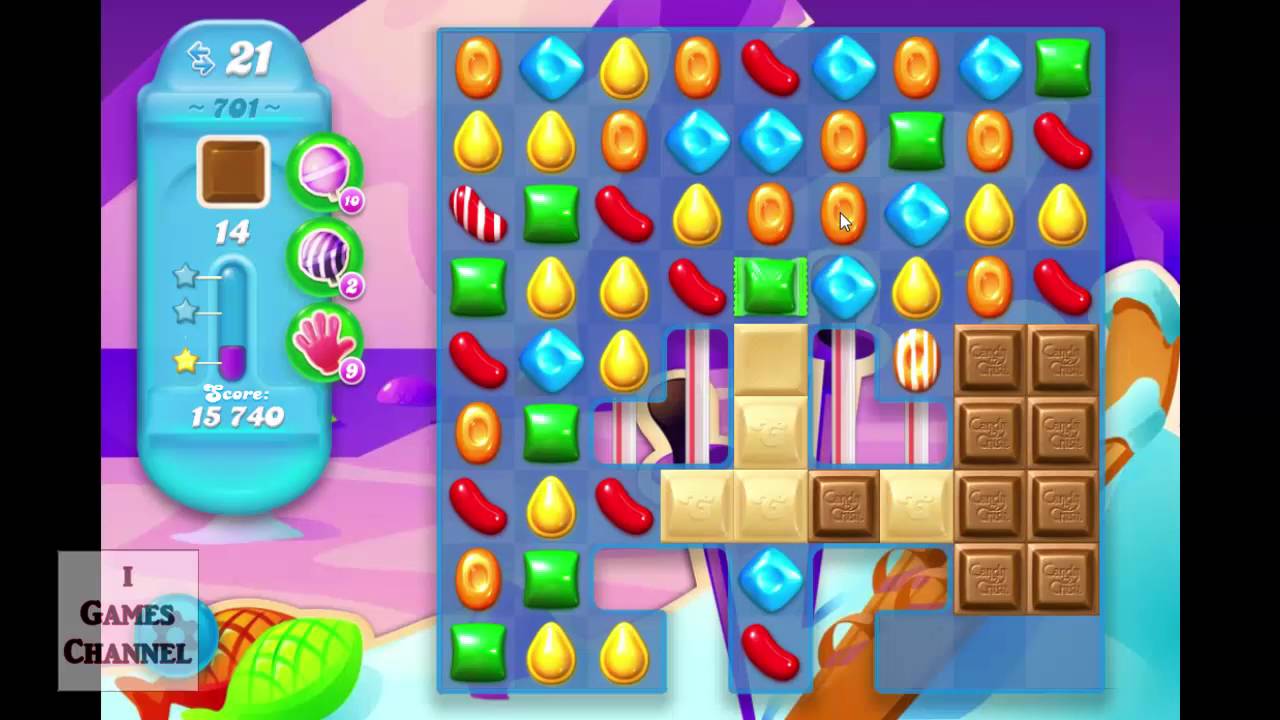 Candy Crush Soda Saga Level 701 Walktrough