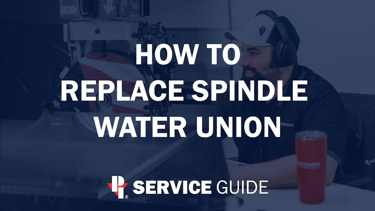 How to Replace The Spindle Water Union | CNC Routers Service