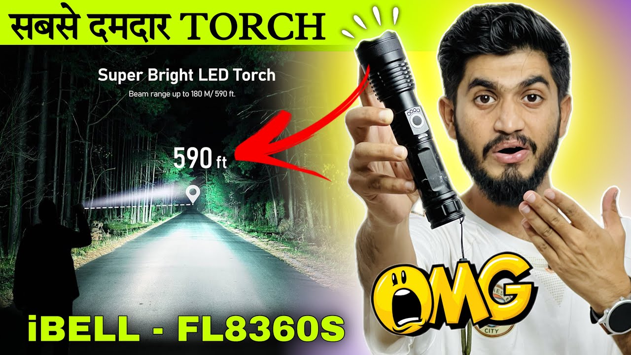 Powerful iBELL FL8360S Zoomable Torch || Long Range Torch || Ibell  Torch Teardown || Best Torch