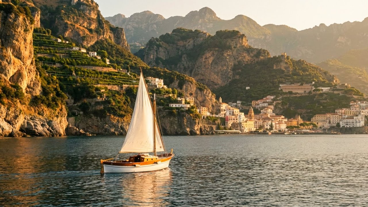 Unwind in Amalfi Coast – Smooth Jazz for Evening Relaxation 🌊