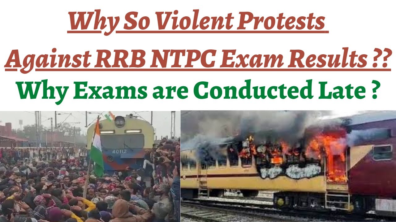 RRB NTPC Exam Protests - Students deserve a fair shot at this tough exam. #rrb #ntpcexam #protests