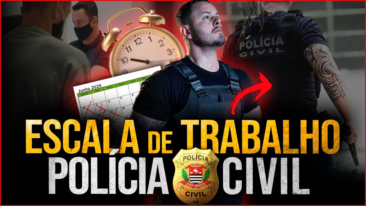 COMO É A ESCALA DE TRABALHO NA POLÍCIA CIVIL?