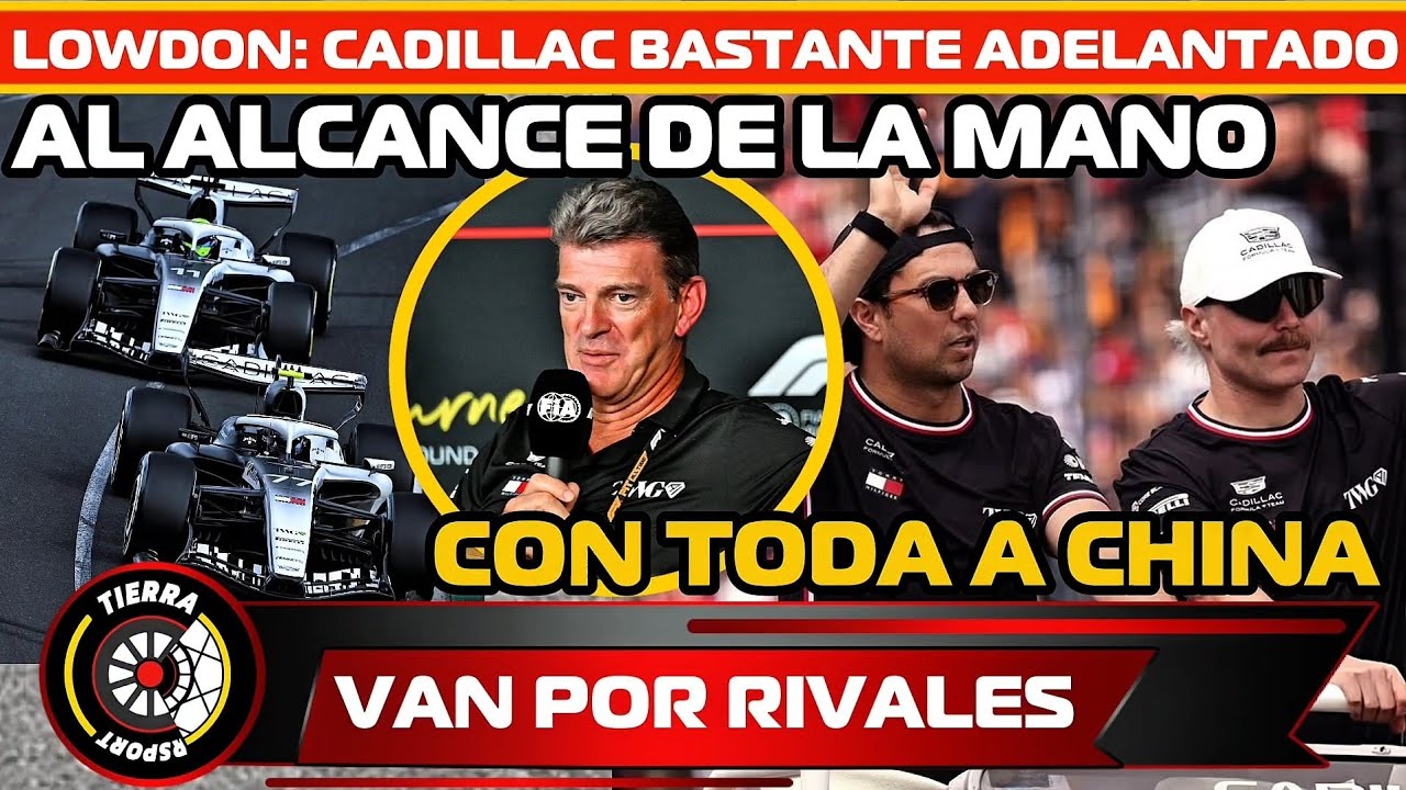 ¡VAN POR RIVALES! CADILLAC CONFIRMA QUE CHECO Y BOTTAS ESTAN BASTANTE ADELANTADOS CON TODA GP CHINA
