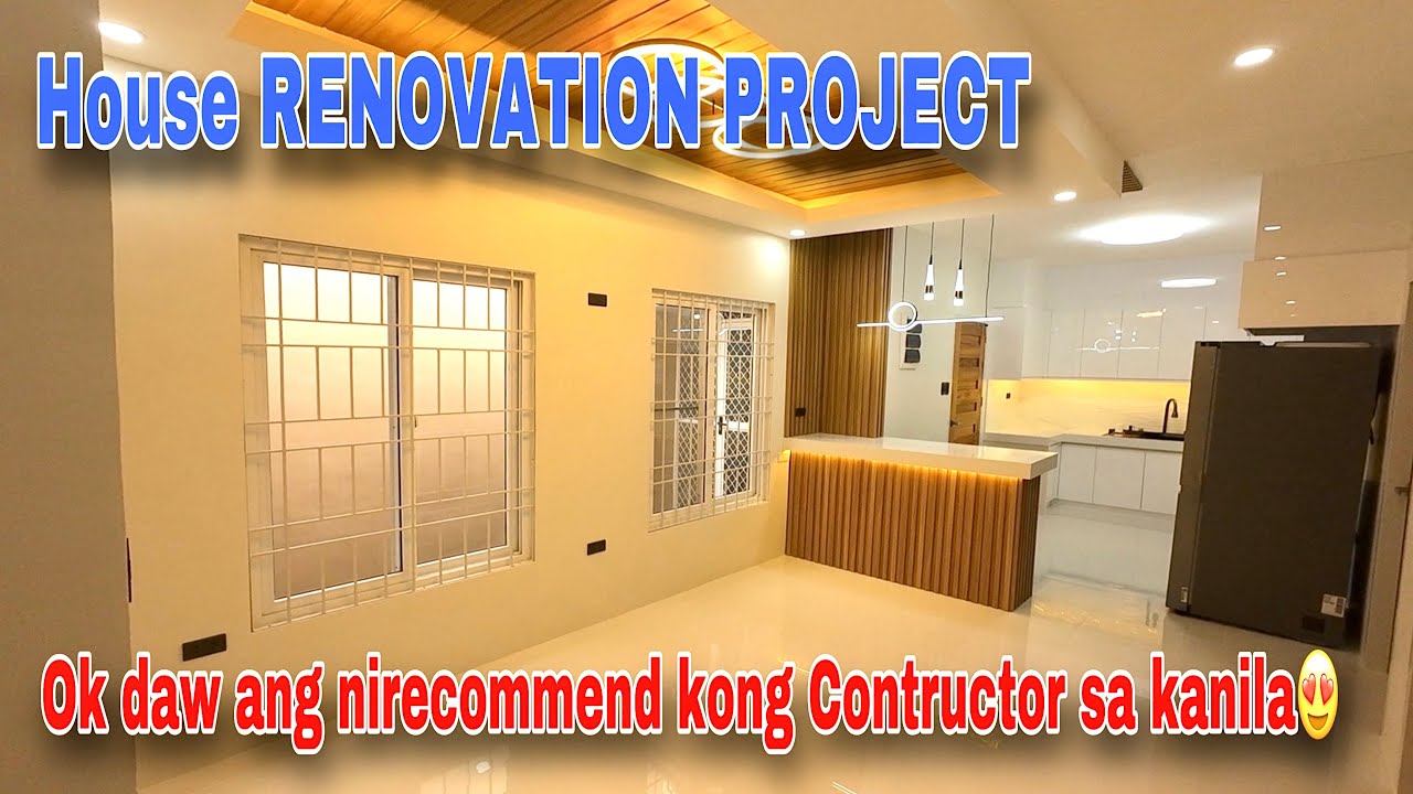 Ang laki ng pinagbago ng Bahay ng ating subcribers / house renovation project ang galing at maganda
