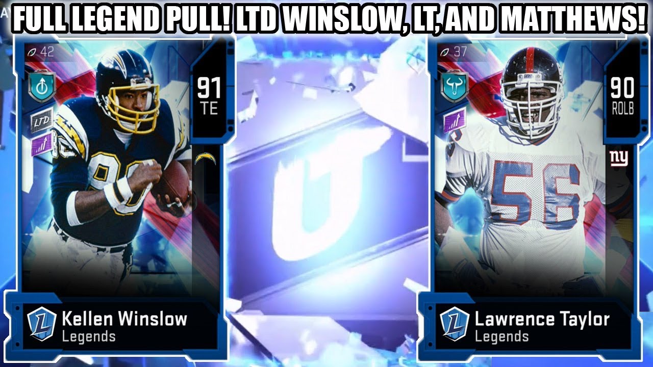 FULL LEGEND PULL! CRAZY LEGEND BUNDLE! LTD WINSLOW, LT, AND MATTHEWS! | MADDEN 20 ULTIMATE TEAM