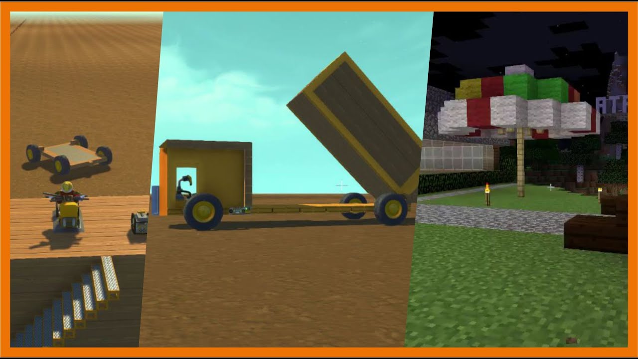 Damperli Kamyon - Scrap Mechanic Türkçe ve Biraz Minecraft - Canlı Yayın Kaydı