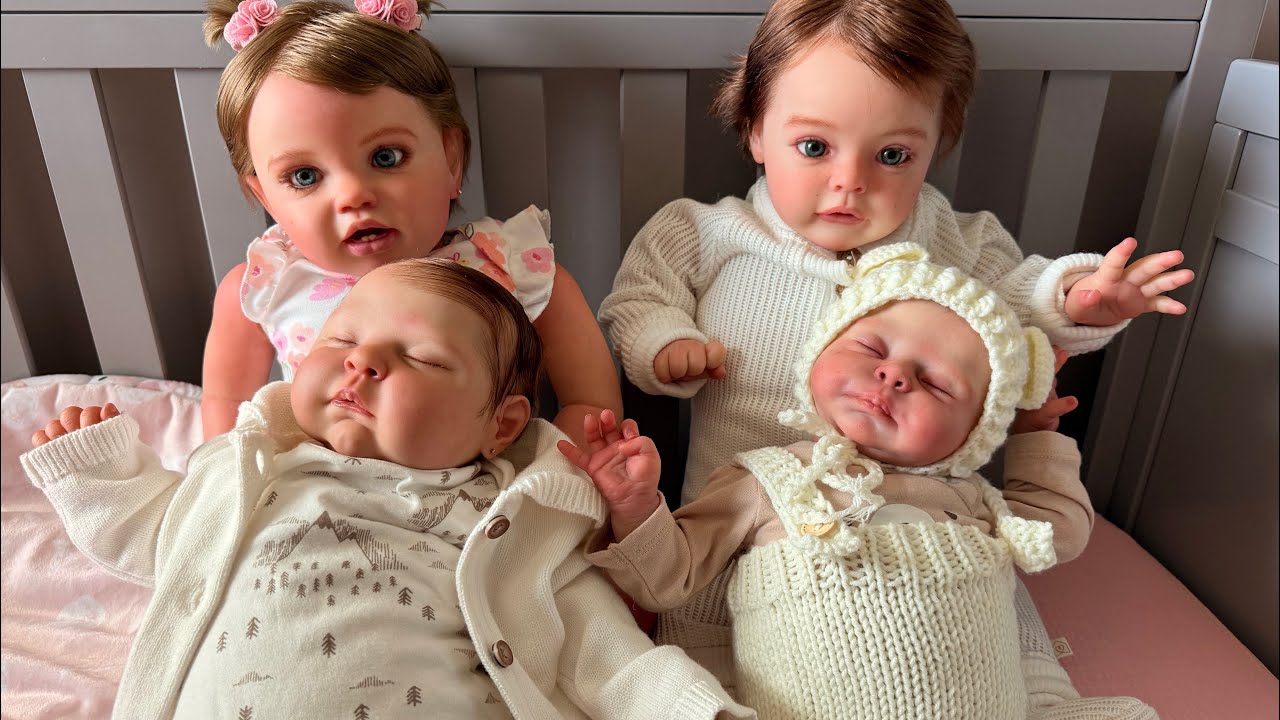 LAS PRIMERAS HORAS DE MIS 4 *NUEVOS*BEB&Eacute;S REBORN EN CASA 