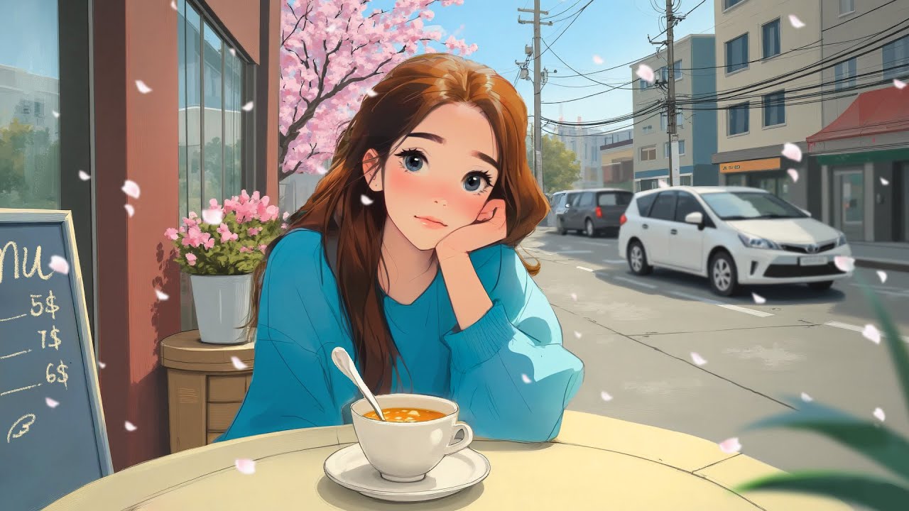 Cozy Street Cafe ☕ Chill Lofi Vibes for Relaxing Time ~ Lofi Coffee ~ Lofi Hip Hop