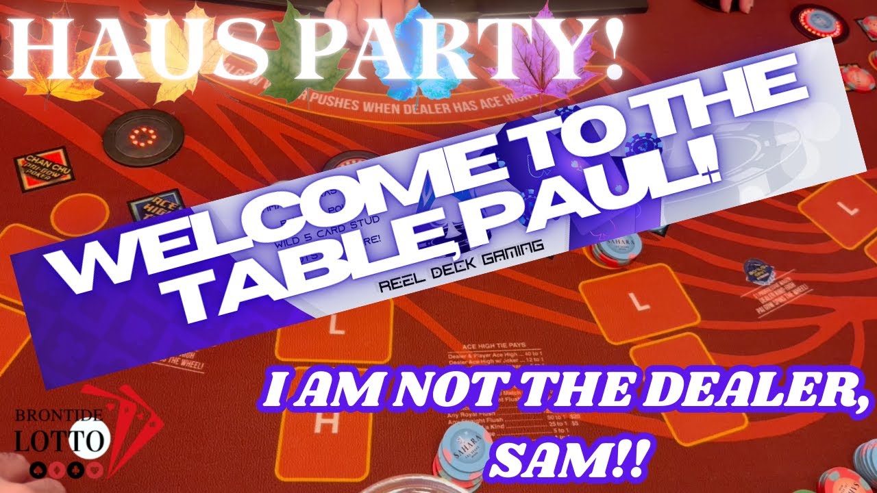 WELCOME TO THE PARTY, PAUL! #PAIGOW #POKER - HAUS PARTY 2025, SAHARA LAS VEGAS!