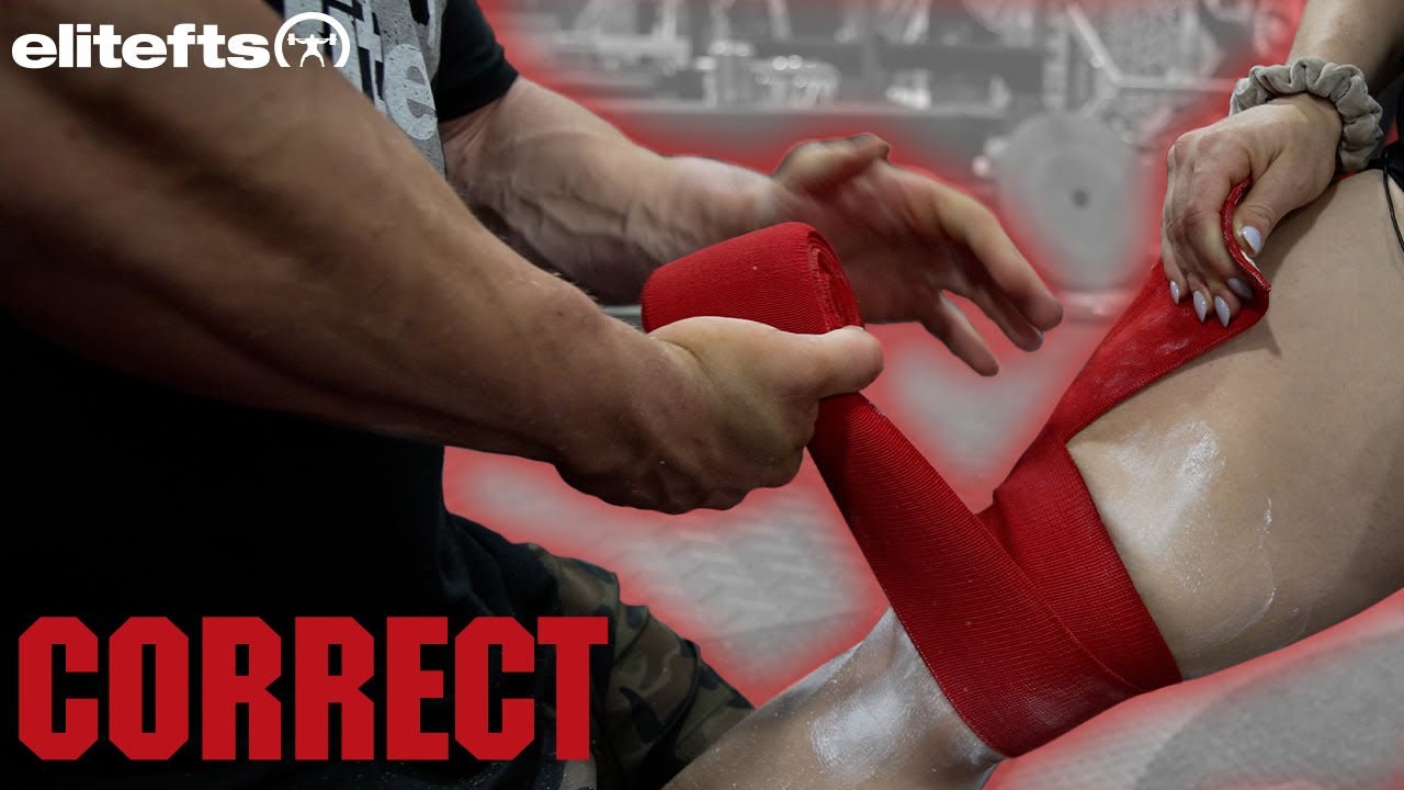 Wrapping a Knee for an 1100-Pound Raw Squat (The Right Way)