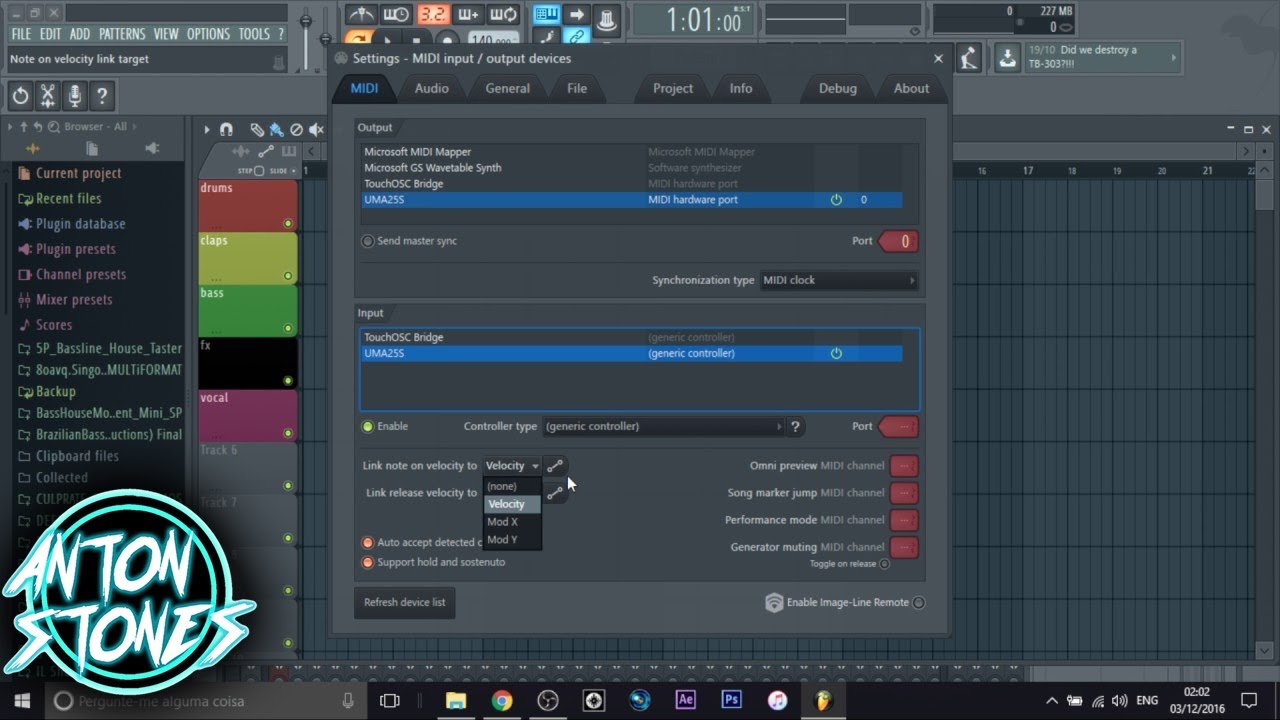 Como configurar o Fl Studio Parte 1 - Novo na descrição