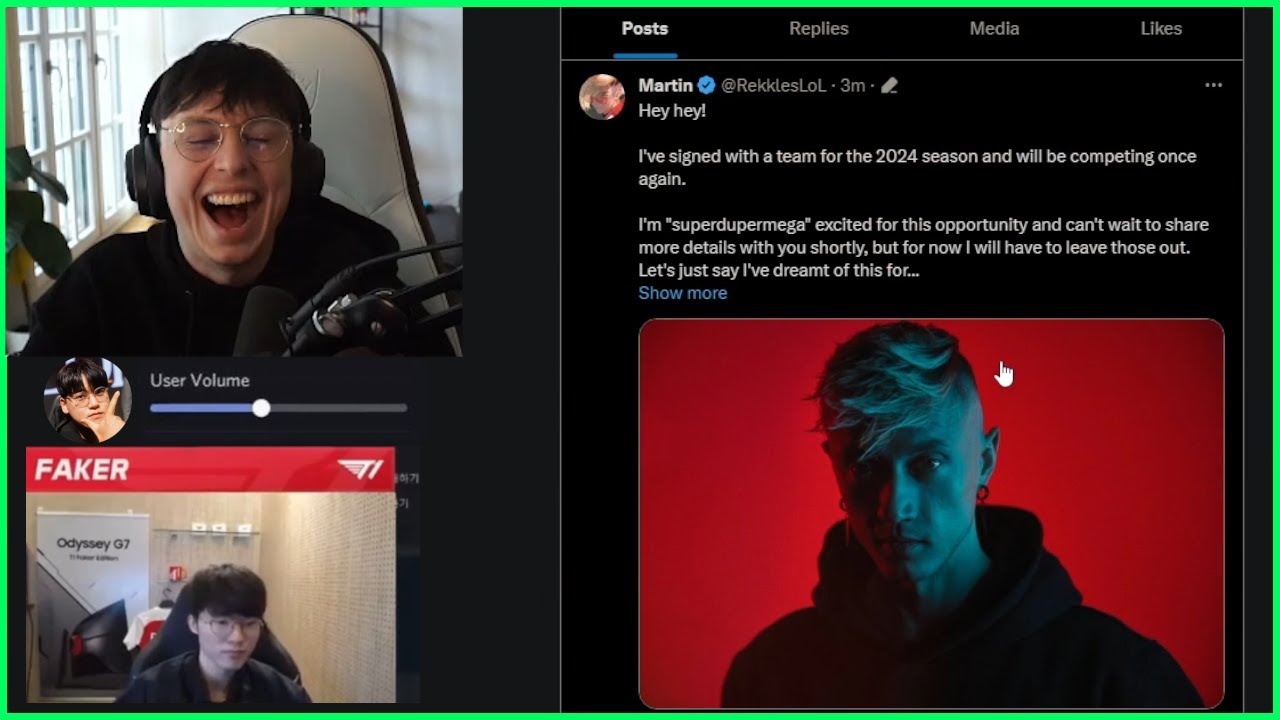 Rekkles' Update Tweet, Faker Mutes Gumayusi, Nemesis Is SCARED Of Caedrel? | Caedrel's Reddit Recap