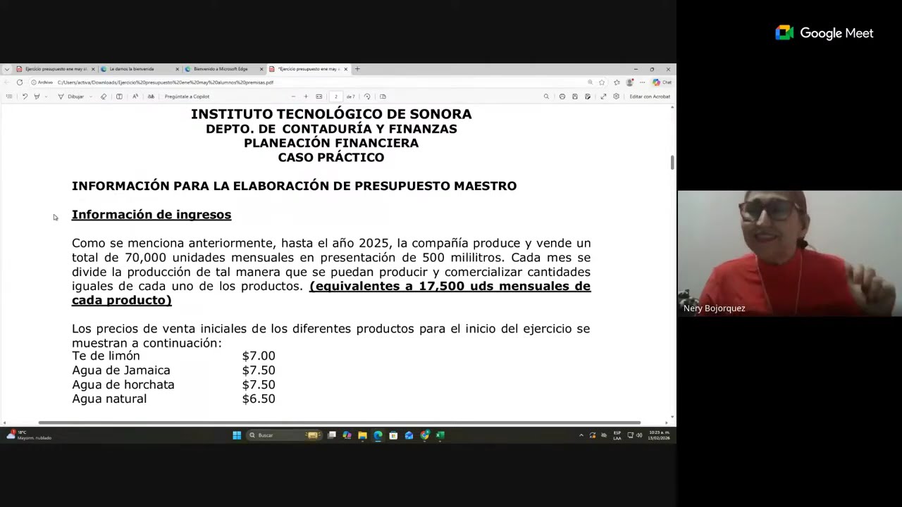 PLANEACION FINANCIERA Presupuesto operativo de Venta