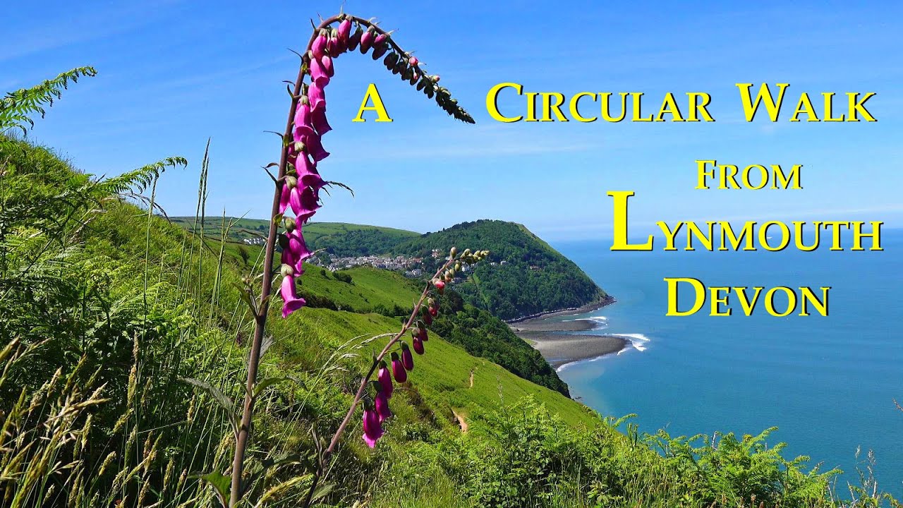 4K A Circular Walk from Lynmouth, Devon.