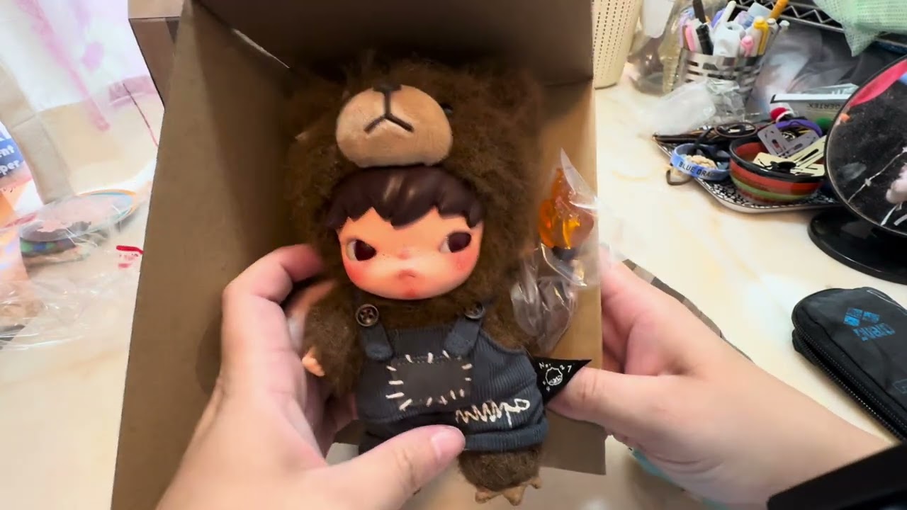 Unboxing Hirono Living Wild Fight For Joy Plush Doll from Pop Mart! 