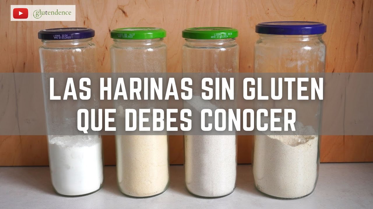 Las mejores HARINAS SIN GLUTEN para sustituir la harina de trigo