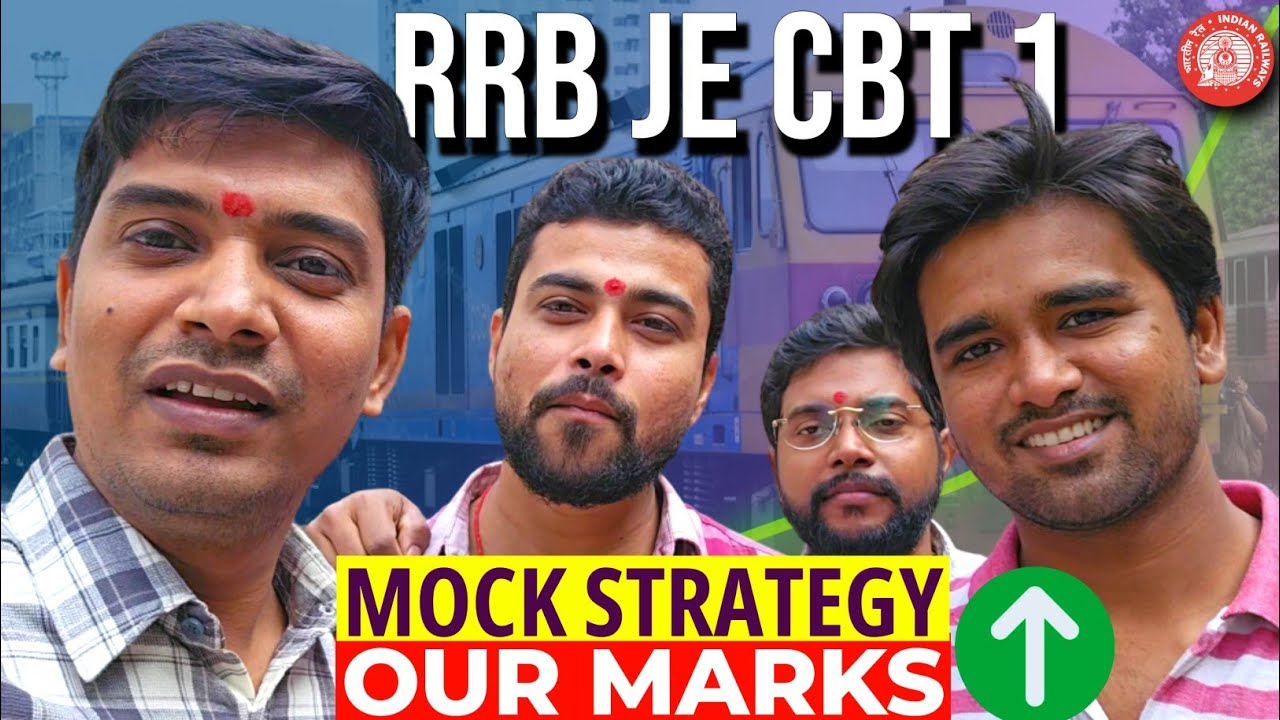 RRB JE CBT 1 Last Time Preparation 🔥 | Final Revision Strategy to Crack Exam | Mock test strategy 