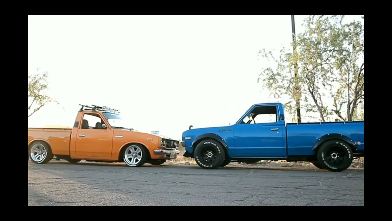 Misunderstood-77 Toyota Hilux and 74 Datsun 620