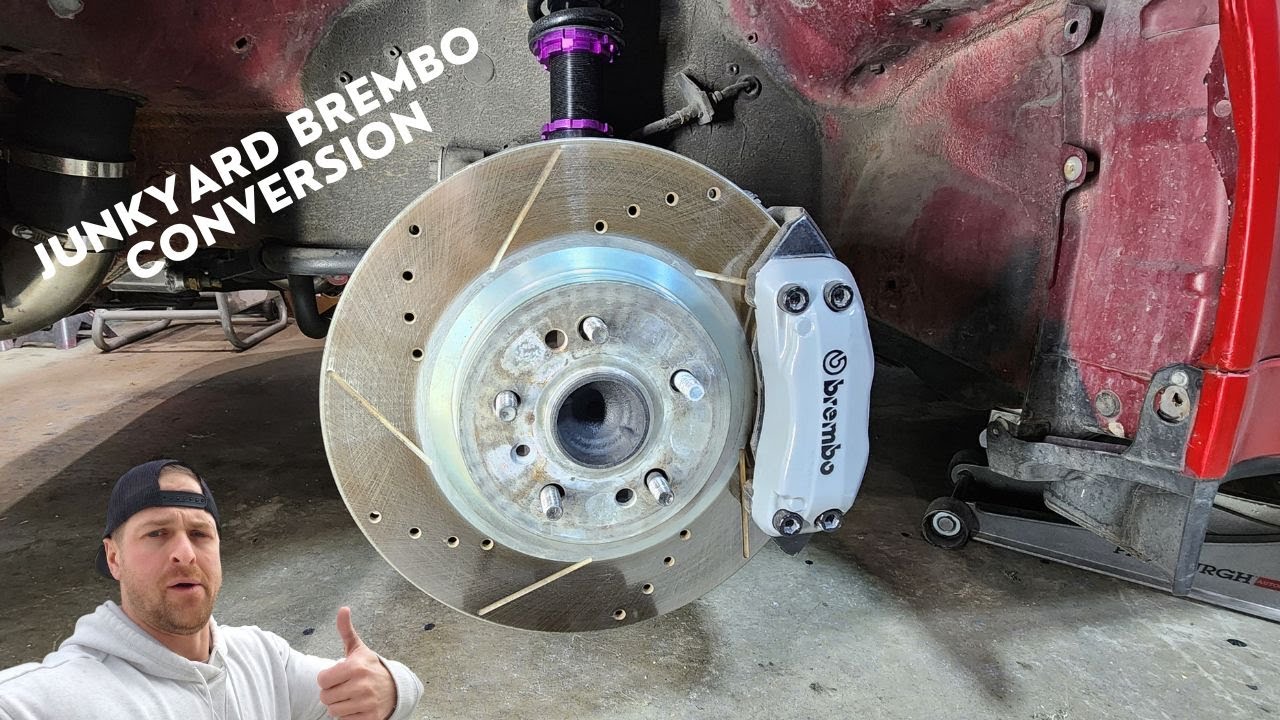 Junkyard Brembos on the Mk3 Supra