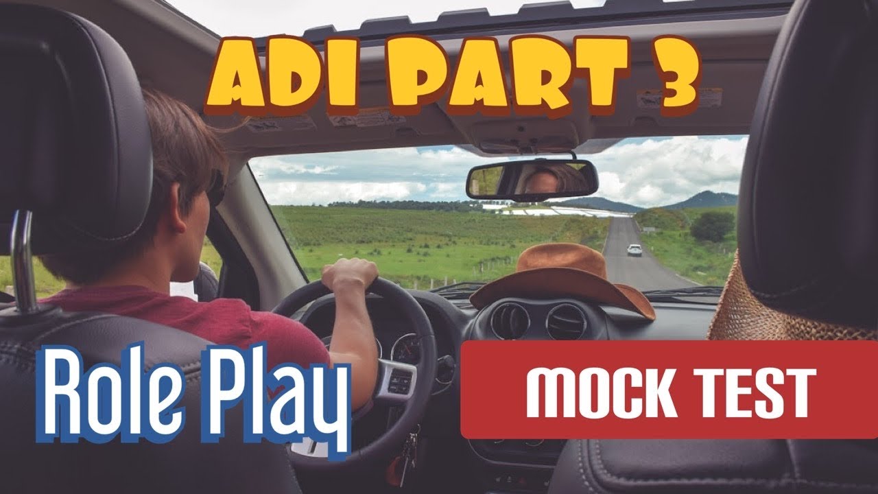 ADI part 3 | Mock test | Standards check |  Role play | Instructor training | ORDIT | UK
