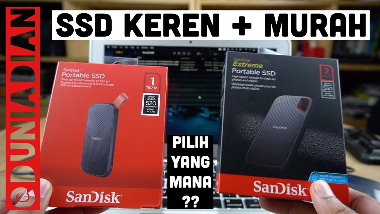 SanDisk Portable SSD 1TB VS SanDisk Extreme Portable SSD 2TB | Unboxing + Review