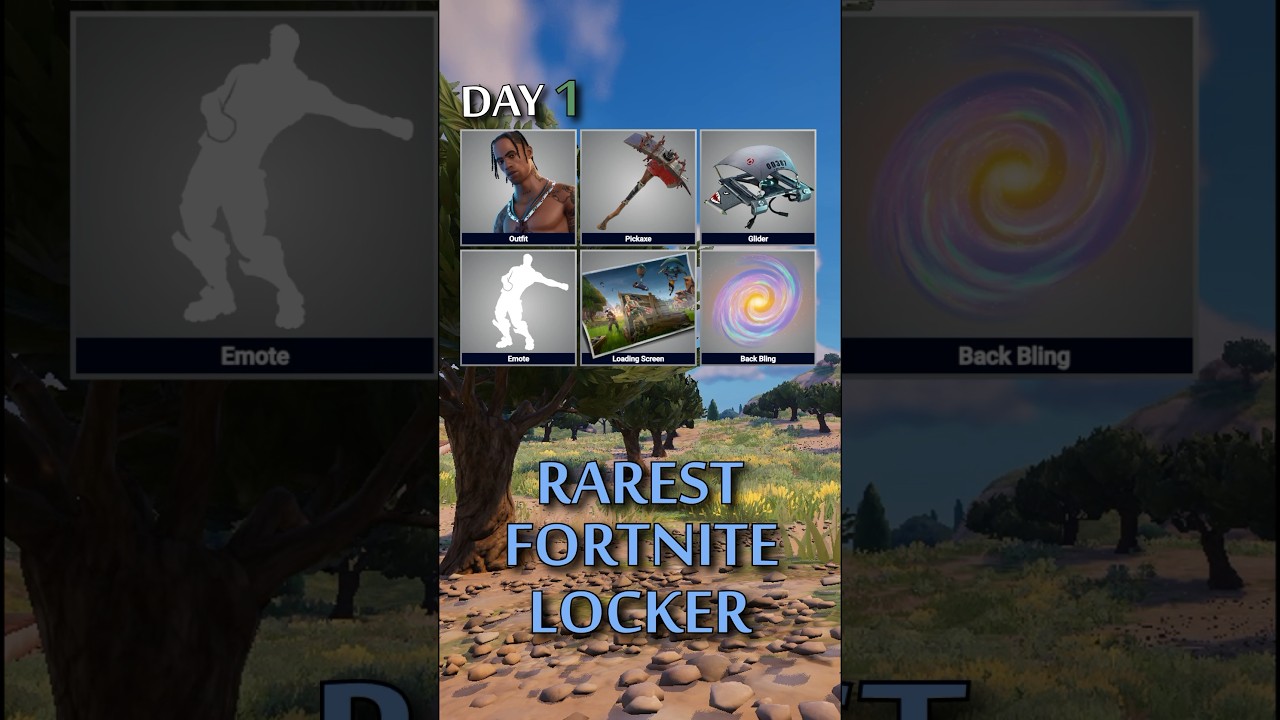 BUILDING THE RAREST FORTNITE LOCKER (PART 1) #fortnite #fortnitelocker #og #fortniteog