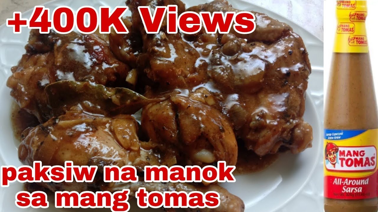 PAKSIW NA MANOK SA MANG TOMAS | CHICKEN PAKSIW WITH MANG TOMAS SAUCE #chickenrecipe #paksiw