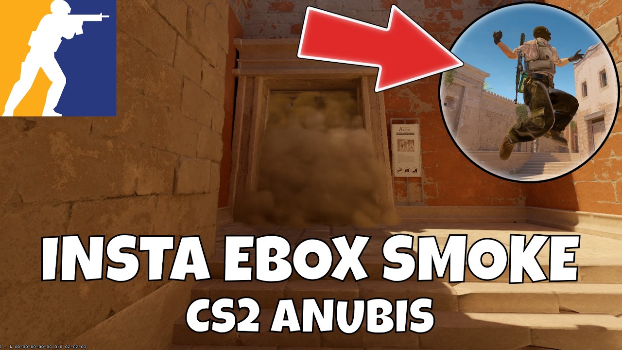 ANUBIS *INSTANT* EBOX/CONN/CAVE SMOKES - ALL 14 SPAWNS - CS2 SMOKE GUIDE