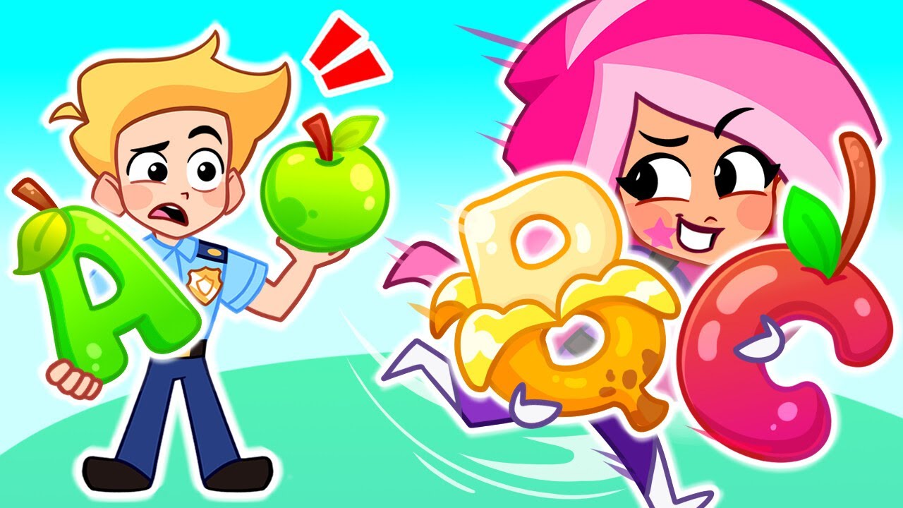English Alphabet Is Missing! 😫 Kids Find ABC and Learn Alphabet Letters 🍎🍌