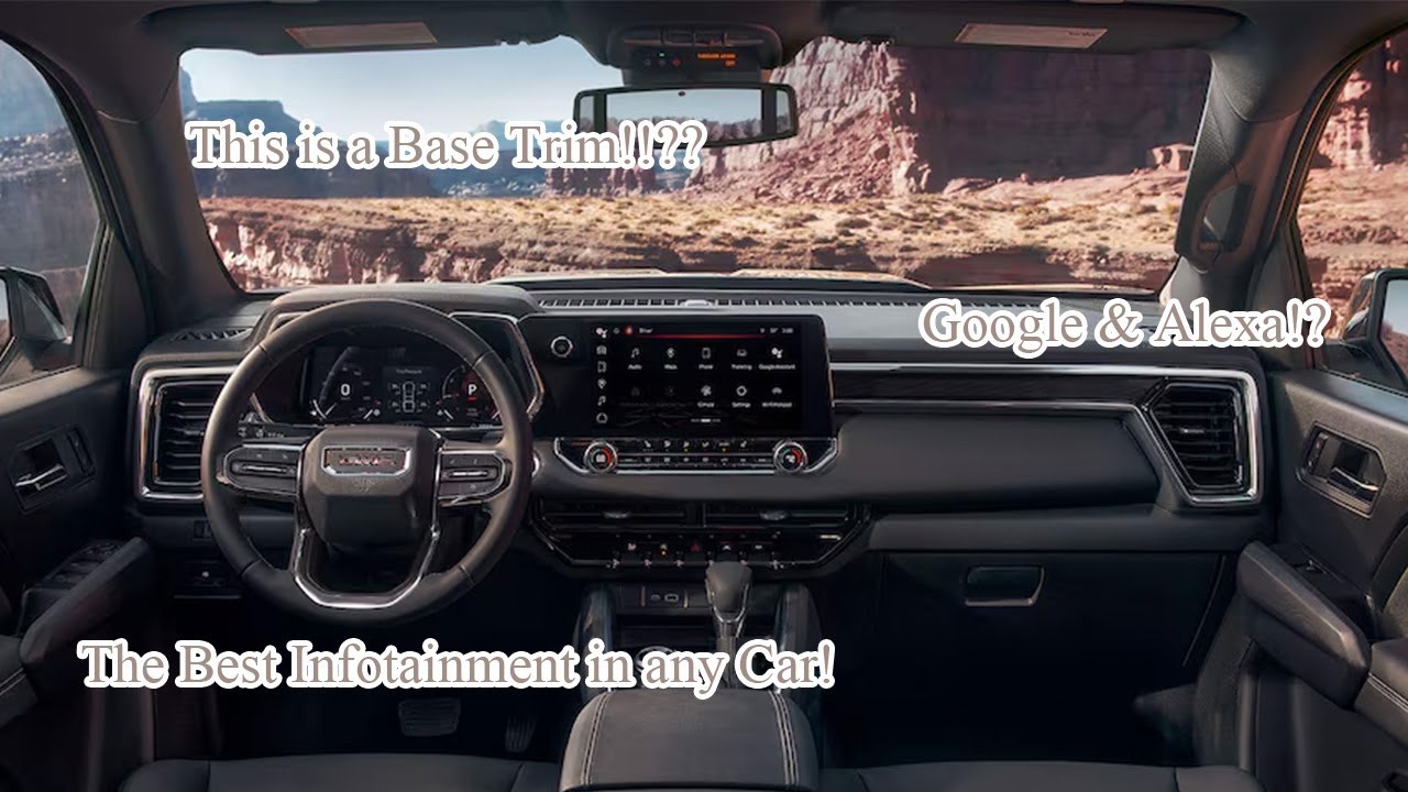 У GMC Canyon 2024 года ЛУЧШАЯ информационно-развлекательная система!!!