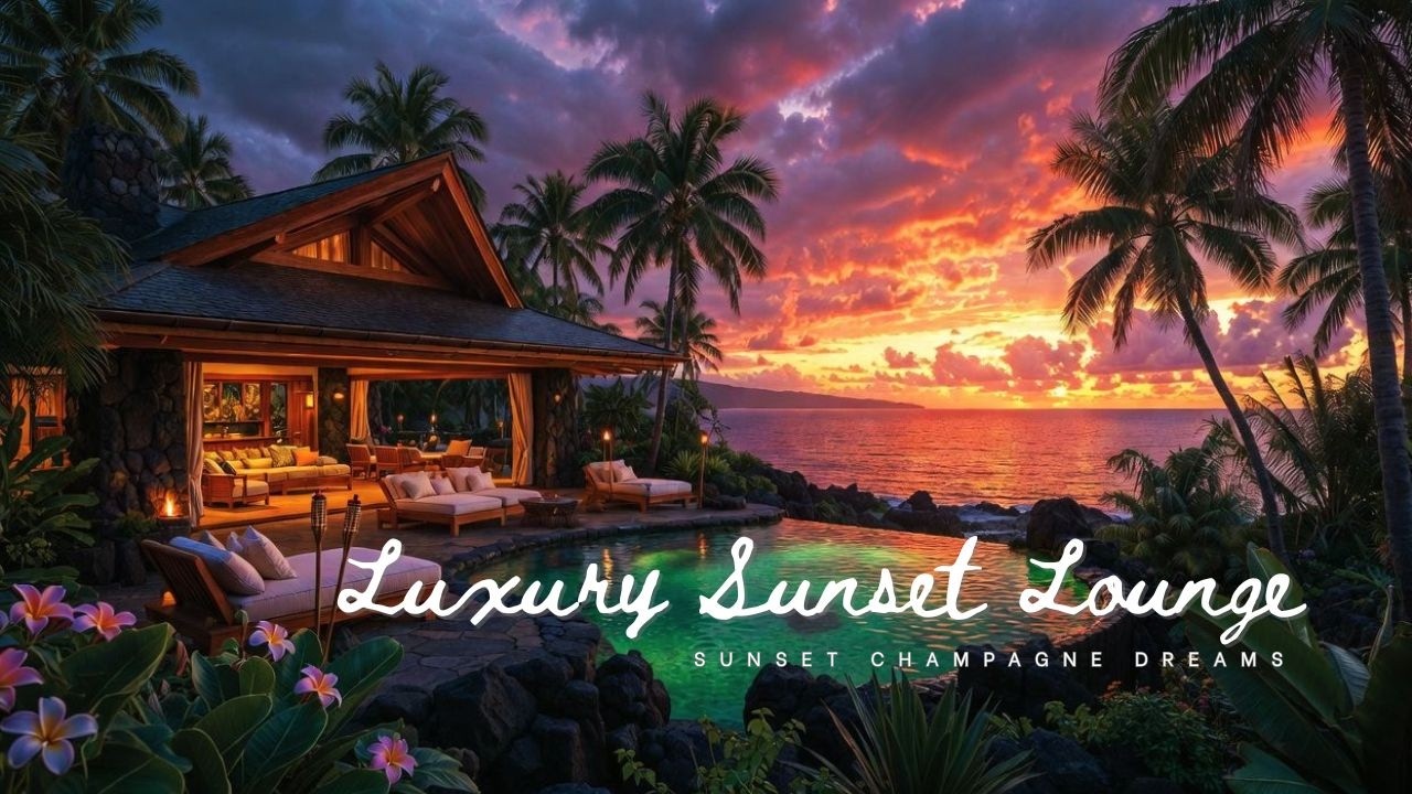 🎵 Luxury Sunset Lounge 2026 | Coral Cliff Haven – Golden Dusk Serenity ✨