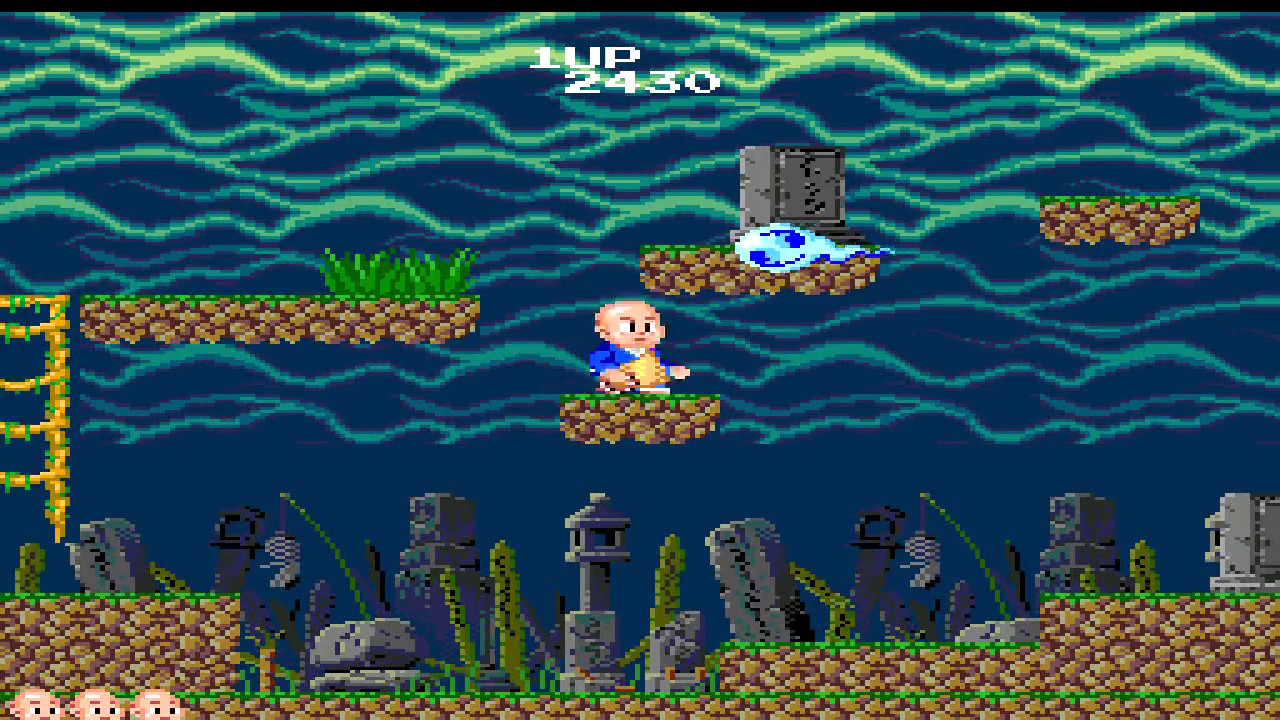 Jigoku Meguri,Bonze Adventure 地獄めぐり TAITO 1988,1990 PC-ENGINE(RETRO FREAK,Cheat秘籍版)