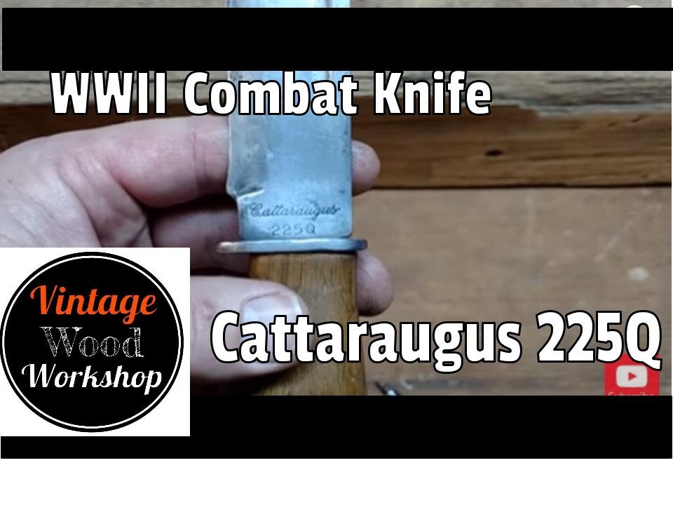 Cattaraugus 225Q Knife Handle Build- Vintage Wood Workshop